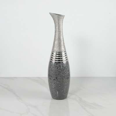 Vase gris stainless petit format 